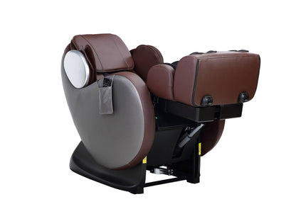Pacari Synthetic Power 2D Massage Chair with Faux Leather - Black or Dark Brown