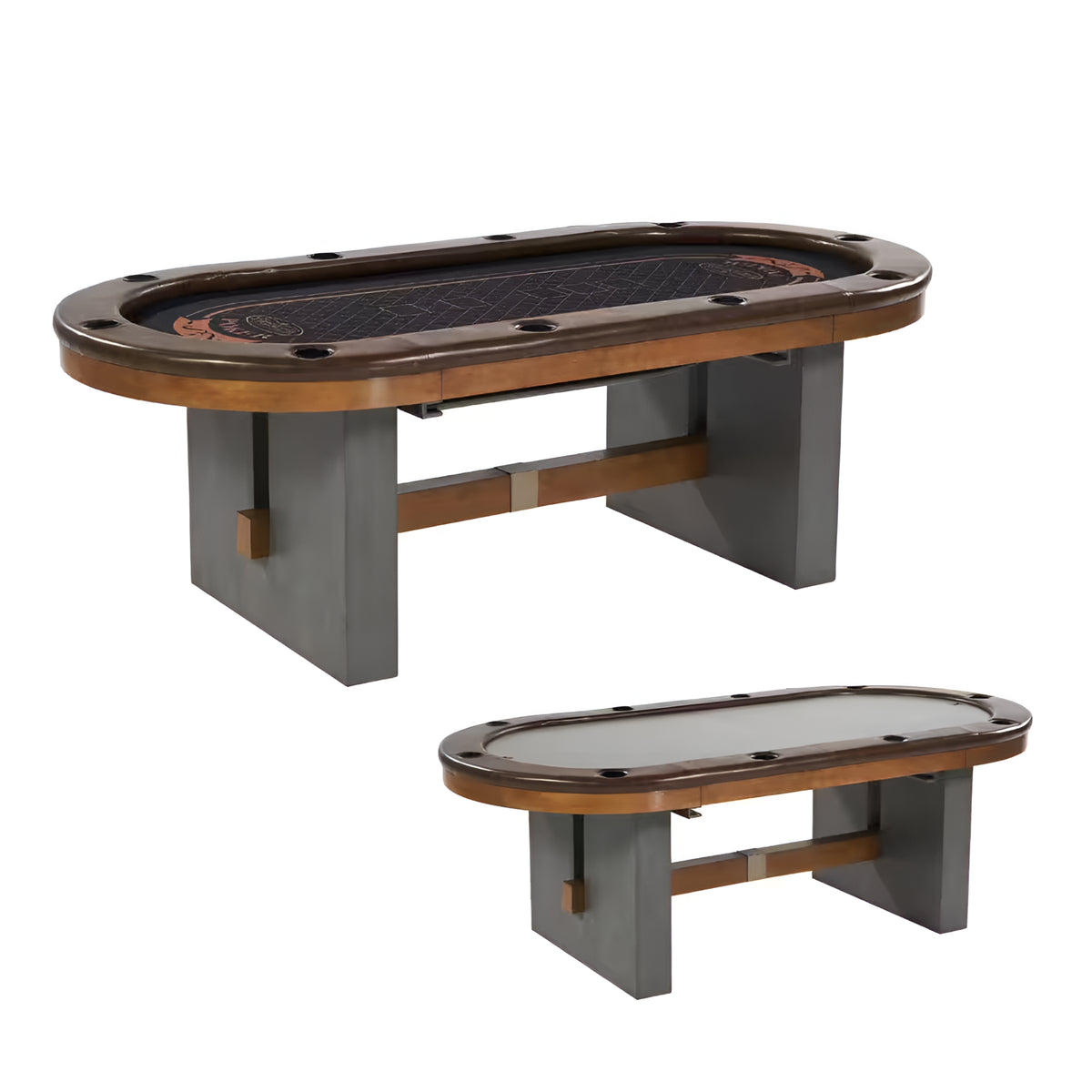 10-Player Poker Table with Dining Table Top — product view 5