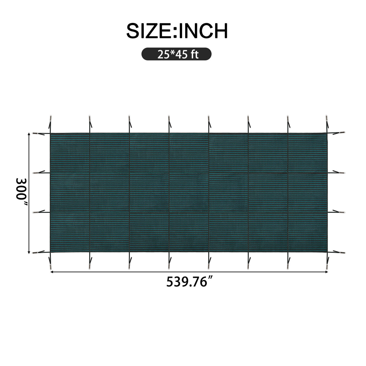 Swimming Pool Safety Cover for 23x43 ft Pools