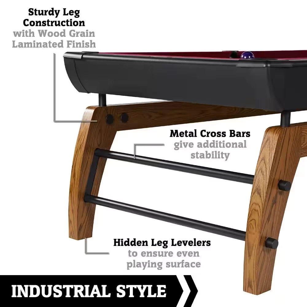 Edgewood 84 In. Pool Table with Accessories — product view 5