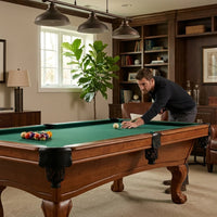 The Canton 8' Pool Table — product view 2